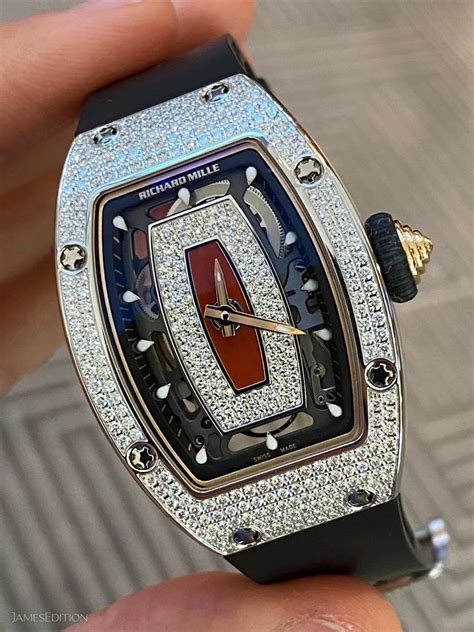 richard mille full diamond watch|Richard Mille ladies diamond.